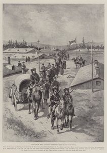 Quarante degrés en dessous de zéro, un poste gouvernemental russe en Transbaïkalie